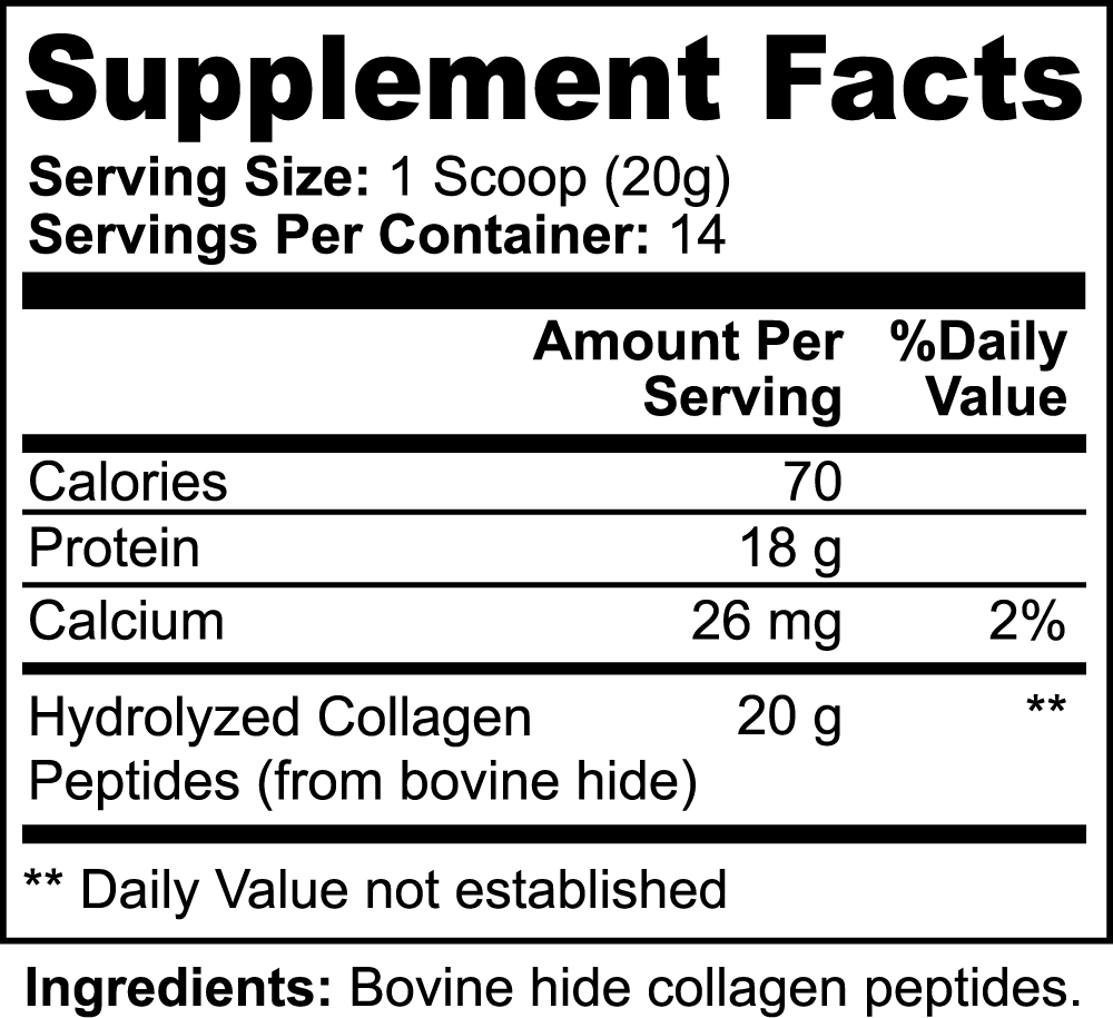 SELF HEALING Organic Collagen Peptides